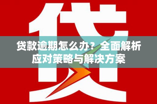 兴山贷款逾期怎么办？全面解析应对策略与解决方案