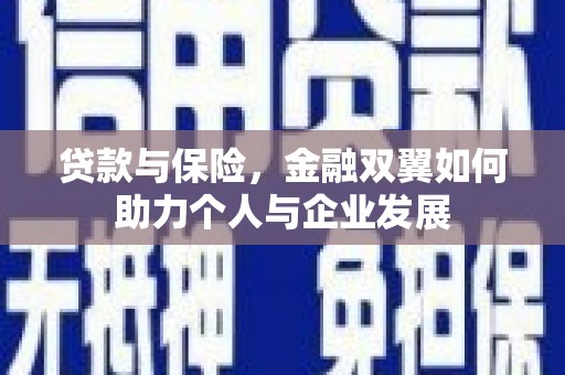 兴山贷款与保险，金融双翼如何助力个人与企业发展