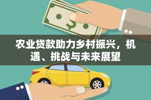 兴山农业贷款助力乡村振兴，机遇、挑战与未来展望