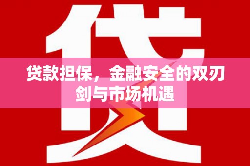 兴山贷款担保，金融安全的双刃剑与市场机遇
