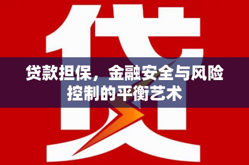 兴山贷款担保，金融安全与风险控制的平衡艺术