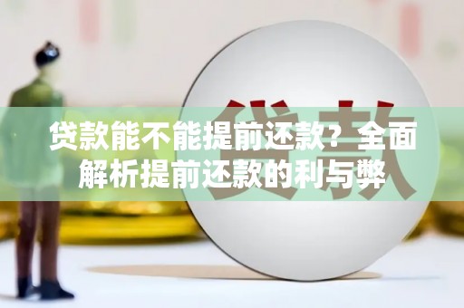 兴山贷款能不能提前还款？全面解析提前还款的利与弊