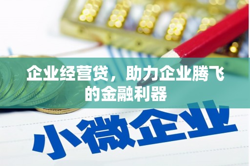 兴山企业经营贷，助力企业腾飞的金融利器