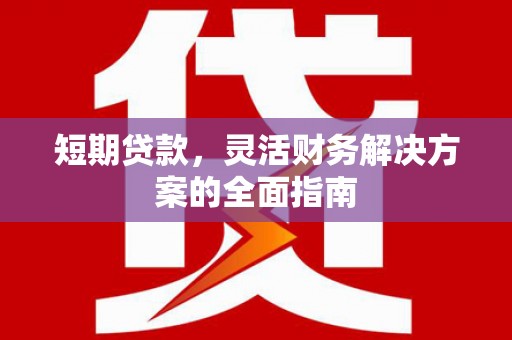 兴山短期贷款，灵活财务解决方案的全面指南