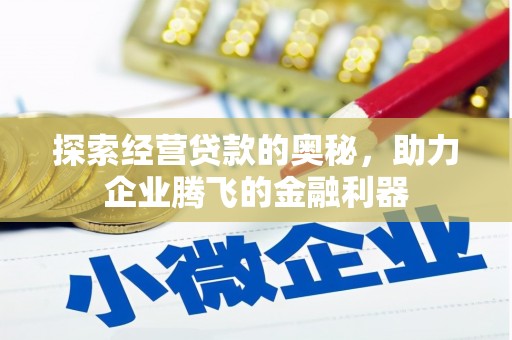 兴山探索经营贷款的奥秘，助力企业腾飞的金融利器