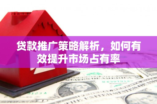兴山贷款推广策略解析，如何有效提升市场占有率
