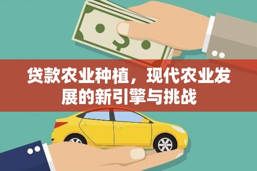 兴山贷款农业种植，现代农业发展的新引擎与挑战