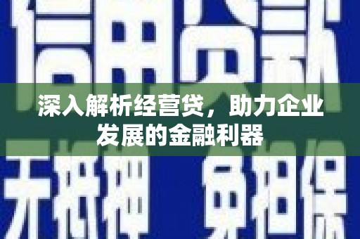 兴山深入解析经营贷，助力企业发展的金融利器