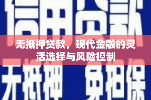 兴山无抵押贷款，现代金融的灵活选择与风险控制