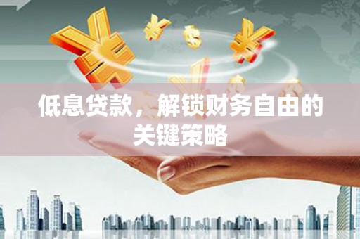 兴山低息贷款，解锁财务自由的关键策略