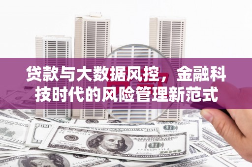 兴山贷款与大数据风控，金融科技时代的风险管理新范式