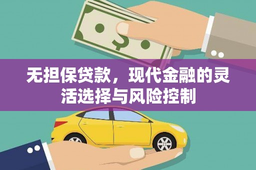 兴山无担保贷款，现代金融的灵活选择与风险控制