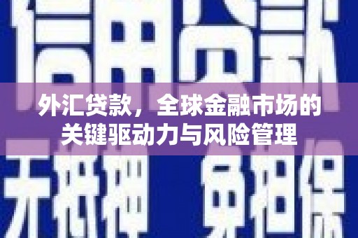 兴山外汇贷款，全球金融市场的关键驱动力与风险管理