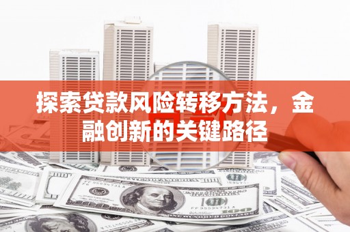 兴山探索贷款风险转移方法，金融创新的关键路径