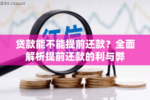 兴山贷款能不能提前还款？全面解析提前还款的利与弊