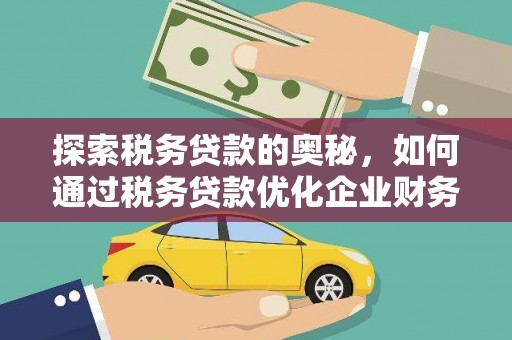 兴山探索税务贷款的奥秘，如何通过税务贷款优化企业财务