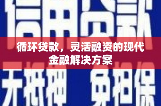 兴山循环贷款，灵活融资的现代金融解决方案