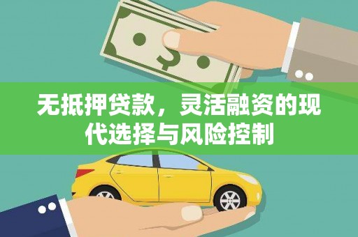 兴山无抵押贷款，灵活融资的现代选择与风险控制