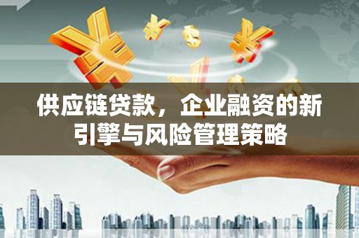 兴山供应链贷款，企业融资的新引擎与风险管理策略