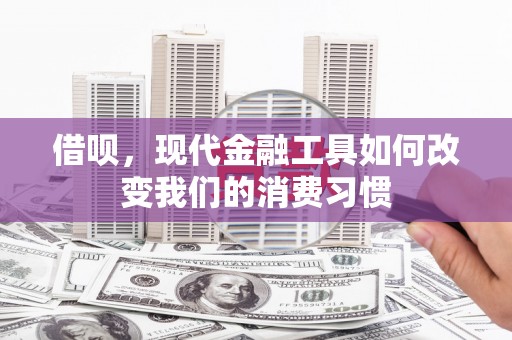 兴山借呗，现代金融工具如何改变我们的消费习惯