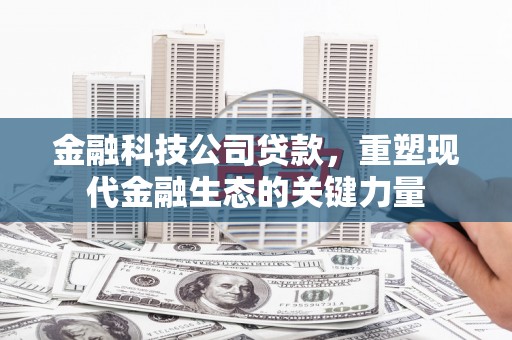 兴山金融科技公司贷款，重塑现代金融生态的关键力量