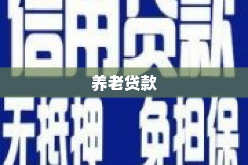 兴山养老贷款